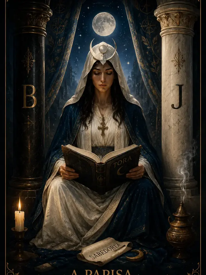 Carta de Tarot A Papisa